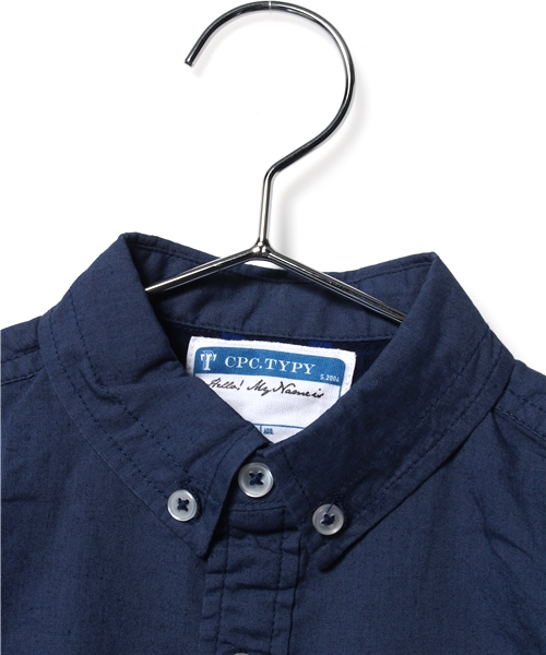 CIAOPANIC TYPY（チャオパニックティピー）の「KIDS 綿麻7分ボタンダウンシャツ（シャツ/ブラウス・キッズ・ホワイト/ネイビー/イエロー/ブルー・125/105/115/135/95）」の14枚目の写真