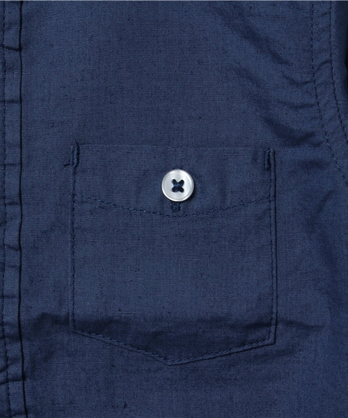 CIAOPANIC TYPY（チャオパニックティピー）の「KIDS 綿麻7分ボタンダウンシャツ（シャツ/ブラウス・キッズ・ホワイト/ネイビー/イエロー/ブルー・125/105/115/135/95）」の15枚目の写真