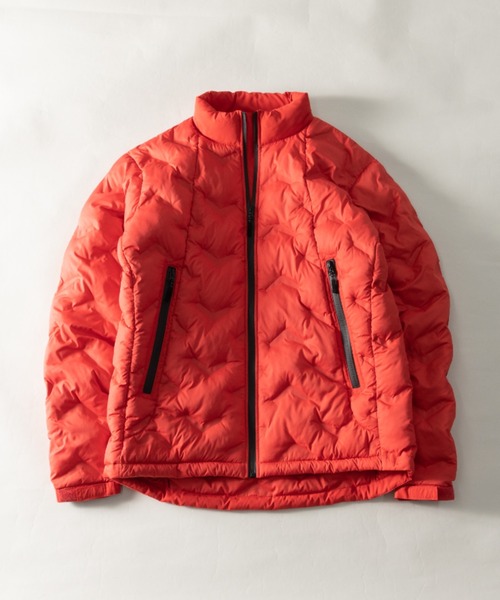 NYLAUS(ナイラス)の「レギュラーフィット デュスポ 型押し パデットブルゾン(ダウンジャケット/コート・メンズ・ブラック/レッド/ブルー/グレイッシュベージュ・M/L/LL)」の4枚目の写真