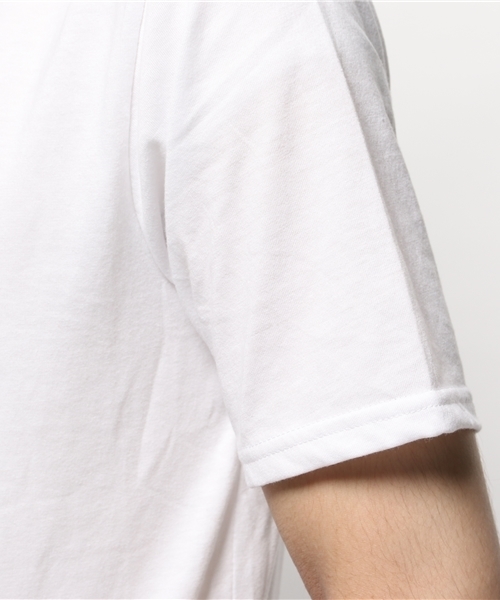 VENCEEXCHANGE（ヴァンスエクスチェンジ）の「手描きBOXロゴTシャツ  （Tシャツ/カットソー・メンズ・ブラック/ピンク/オフホワイト・SMALL/LARGE/MEDIUM）」の7枚目の写真