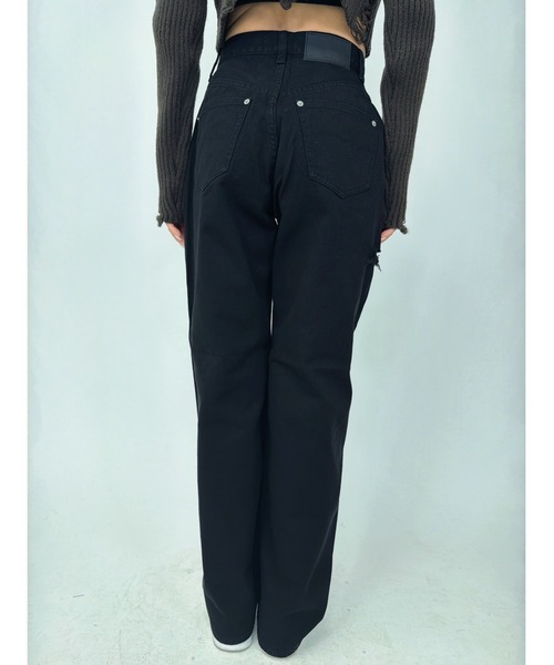 EGOIST（エゴイスト）の「EGBlackツイルワイドパンツ（その他パンツ・レディース・ブラック・S/M/SS）」の13枚目の写真