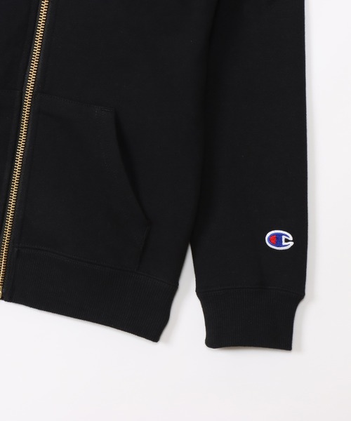 Champion（チャンピオン）の「【Champion/チャンピオン】キッズ ベーシック ジップフーデッドスウェットシャツ（パーカー・キッズ・ダークグリーン/オートミール/ブラック/グレー/ネイビー/バーガンディー/ブルー/ダークパープル/オレンジ系その他・140/130/150/120/110/100/160）」の19枚目の写真
