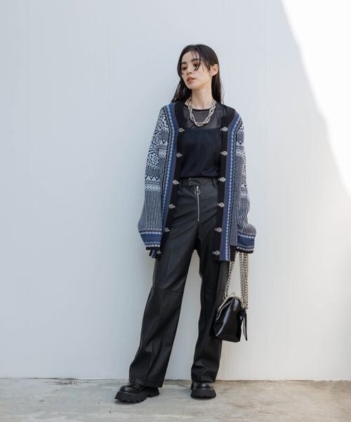 JEANASIS（ジーナシス）の「レースアップベルトブーツ/976696（ブーツ・レディース・ブラック/ブラック系その他・MEDIUM/LARGE）」の19枚目の写真