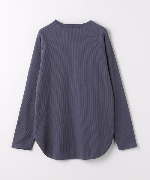 green label relaxing（グリーンレーベルリラクシング）の「ドライワッフル クルーネック 長袖 カットソー（Tシャツ/カットソー・メンズ・ブラック/ホワイト/ダークグレー/グレー・XXL/S/XL/M/XS/L）」の11枚目の写真