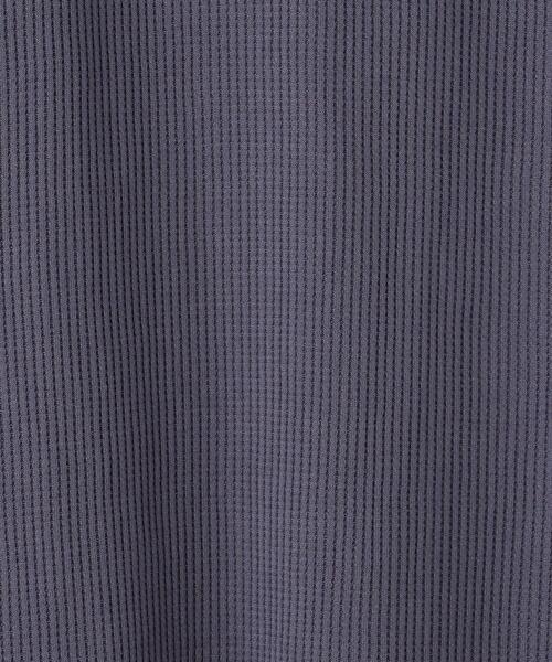 green label relaxing（グリーンレーベルリラクシング）の「ドライワッフル クルーネック 長袖 カットソー（Tシャツ/カットソー・メンズ・ブラック/ホワイト/ダークグレー/グレー・XXL/S/XL/M/XS/L）」の15枚目の写真