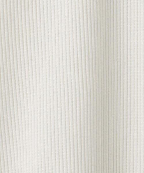 green label relaxing（グリーンレーベルリラクシング）の「ドライワッフル クルーネック 長袖 カットソー（Tシャツ/カットソー・メンズ・ブラック/ホワイト/ダークグレー/グレー・XXL/S/XL/M/XS/L）」の19枚目の写真