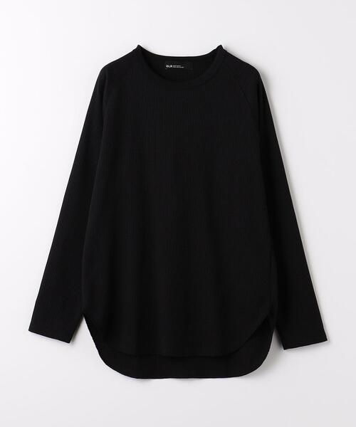 green label relaxing（グリーンレーベルリラクシング）の「ドライワッフル クルーネック 長袖 カットソー（Tシャツ/カットソー・メンズ・ブラック/ホワイト/ダークグレー/グレー・XXL/S/XL/M/XS/L）」の20枚目の写真