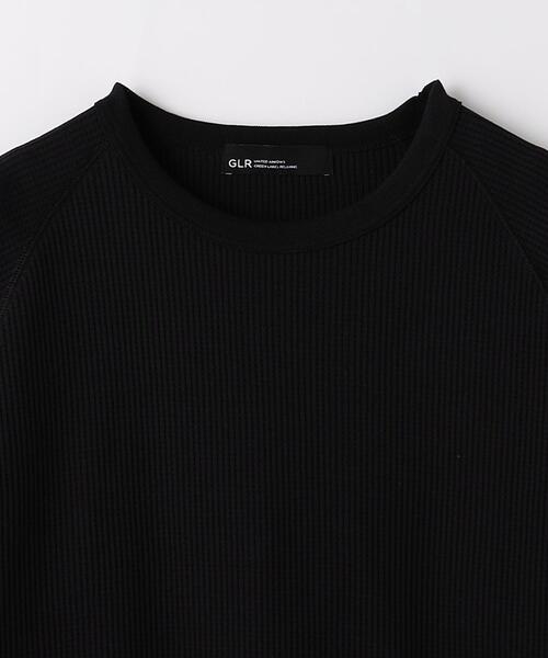 green label relaxing（グリーンレーベルリラクシング）の「ドライワッフル クルーネック 長袖 カットソー（Tシャツ/カットソー・メンズ・ブラック/ホワイト/ダークグレー/グレー・XXL/S/XL/M/XS/L）」の22枚目の写真