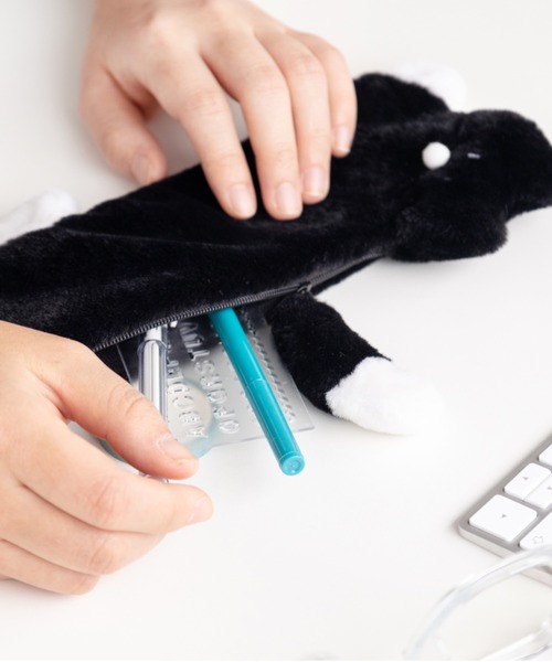 Brunch Brother（ブランチブラザー）の「ペンケース 筆箱/リトルペーパー（ステーショナリー・レディース・ブラック/ホワイト・FREE）」の11枚目の写真