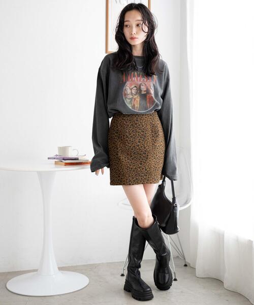 WEGO（ウィゴー）の「WEGO/レオパード柄タイトミニスカート（スカート・レディース・その他1・FREE）」の10枚目の写真