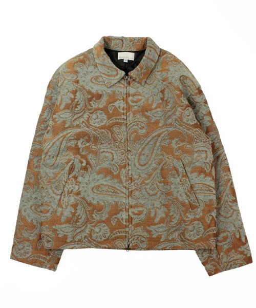 Universal Style Wear（ユニバーサルスタイルウェア）の「Universal Style Wear タペストリー ジャケット（ブルゾン・メンズ・オフホワイト/ストーン/ブラック/ブラウン・MEDIUM/X-LARGE/LARGE）」の8枚目の写真