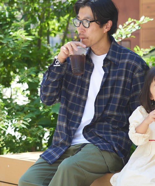 ITEMS URBANRESEARCH（アイテムズ アーバンリサーチ）の「TRストレッチ チェック レギュラーカラーシャツ（シャツ/ブラウス・メンズ・ブルー系その他/ブラック系その他/ブラウン系その他・MEDIUM/LARGE）」の5枚目の写真