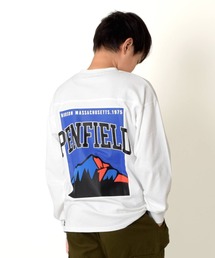 PEN FIELD | 【Penfield】USAコットン・スクエアバックプリント長袖Tシャツ(Tシャツ/カットソー)