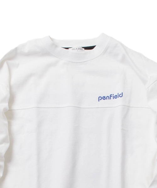 PEN FIELD(ペンフィールド)の「【Penfield】USAコットン・スクエアバックプリント長袖Tシャツ(Tシャツ/カットソー・キッズ・ホワイト/グリーン/ベージュ・140cm/150cm/160cm/170cm)」の8枚目の写真