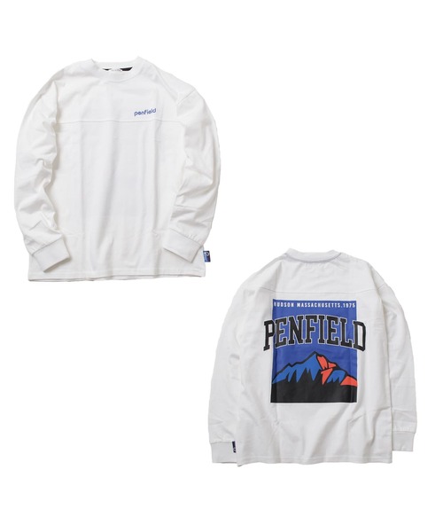 PEN FIELD(ペンフィールド)の「【Penfield】USAコットン・スクエアバックプリント長袖Tシャツ(Tシャツ/カットソー・キッズ・ホワイト/グリーン/ベージュ・140cm/150cm/160cm/170cm)」の10枚目の写真