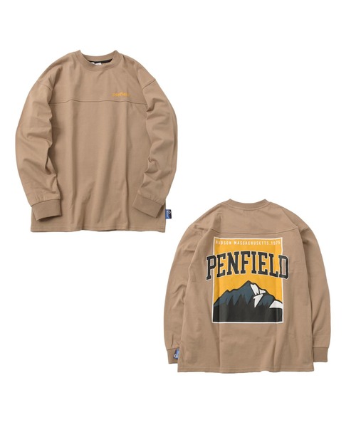 PEN FIELD(ペンフィールド)の「【Penfield】USAコットン・スクエアバックプリント長袖Tシャツ(Tシャツ/カットソー・キッズ・ホワイト/グリーン/ベージュ・140cm/150cm/160cm/170cm)」の12枚目の写真