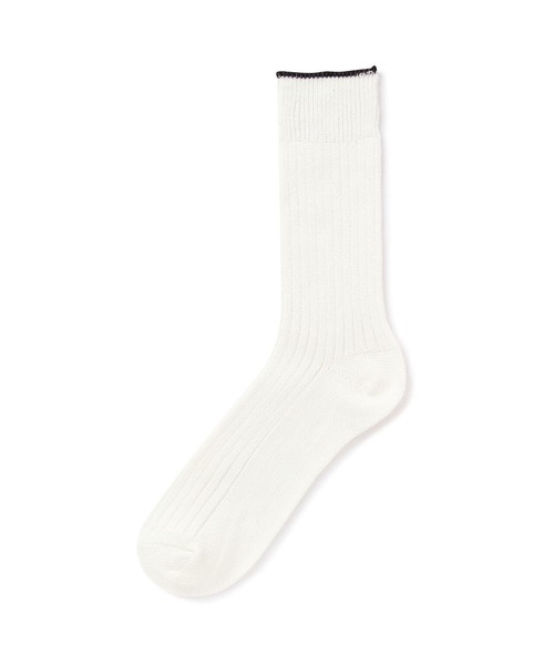 MARCOMONDE（マルコモンド）の「MARCOMONDE（マルコモンド）＠military cotton ribbed socks(mens)（ソックス/靴下・メンズ・レッド/ホワイト/グレー系その他3/チャコールグレー・F）」の7枚目の写真