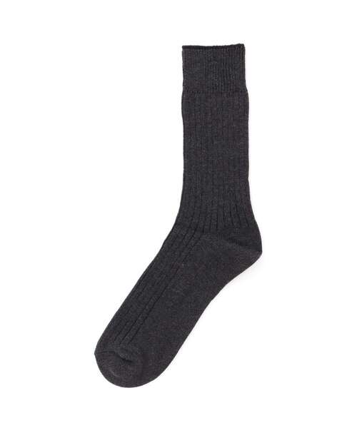 MARCOMONDE（マルコモンド）の「MARCOMONDE（マルコモンド）＠military cotton ribbed socks(mens)（ソックス/靴下・メンズ・レッド/ホワイト/グレー系その他3/チャコールグレー・F）」の11枚目の写真