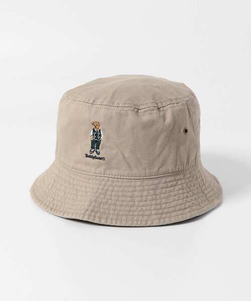 ITEMS URBANRESEARCH（アイテムズ アーバンリサーチ）の「TEDDY BEAR Bucket Hat（ハット・メンズ・ブラック/ベージュ・FREE）」の4枚目の写真