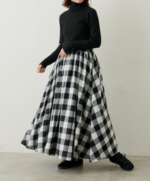 Libra Cue（リブラ キュー）の「ベーシックリブタートル（ニット/セーター・レディース・グレー/アイボリー/ブラック/レッド・FREE）」の17枚目の写真