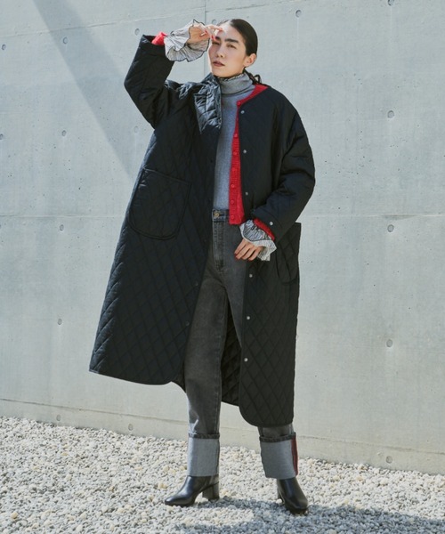 Libra Cue（リブラ キュー）の「ベーシックリブタートル（ニット/セーター・レディース・グレー/アイボリー/ブラック/レッド・FREE）」の21枚目の写真