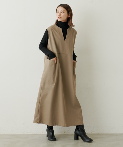 Libra Cue（リブラ キュー）の「ベーシックリブタートル（ニット/セーター・レディース・グレー/アイボリー/ブラック/レッド・FREE）」の9枚目の写真