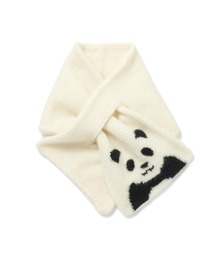 再生ポリエステル混　のびのび　動物マフラー（キッズ）