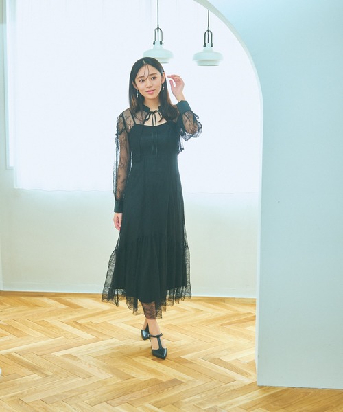 mysty woman（ミスティウーマン）の「Tストポインテッドシューズ 981419（パンプス・レディース・ベージュ/ブラック・MEDIUM/LARGE）」の8枚目の写真