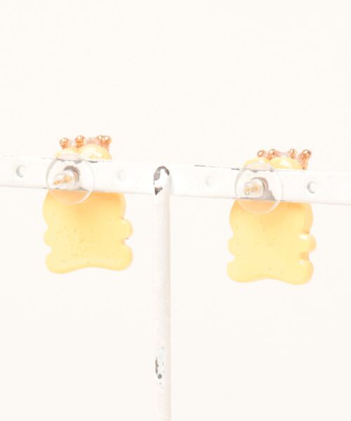 tone(トーン)の「【ainoko Labo】cookie rabbit crown pierces(MA)(ピアス(両耳用)・レディース・ゴールド・FREE)」の2枚目の写真