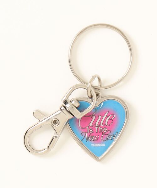 THENCE（デンス）の「THENCE／ハートフレームキー /韓国雑貨/ 2990638（キーホルダー・レディース・ブルー/ピンク・0）」の15枚目の写真