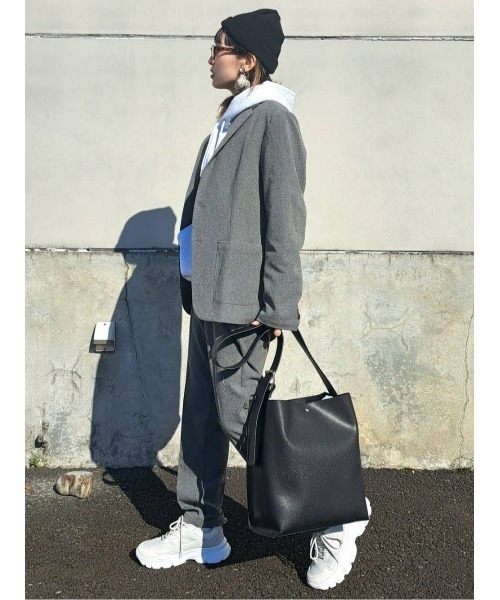 BACK NUMBER（バックナンバー）の「【BACK NUMBER】【ＥＸＴＲＡＴＨＥＲＭＯ】３Ｄテーラードジャケット（テーラードジャケット・メンズ・ブラック/グレー・XL/S/M/L）」の5枚目の写真