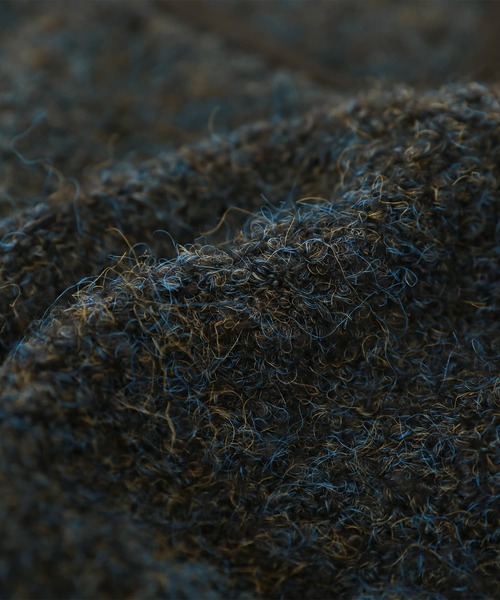 osharewalker（オシャレウォーカー）の「【廃盤】『ミックスカラーブークレニットカーディガン』（カーディガン/ボレロ・レディース・パープル/ダークネイビー/ベージュ・FREE）」の16枚目の写真