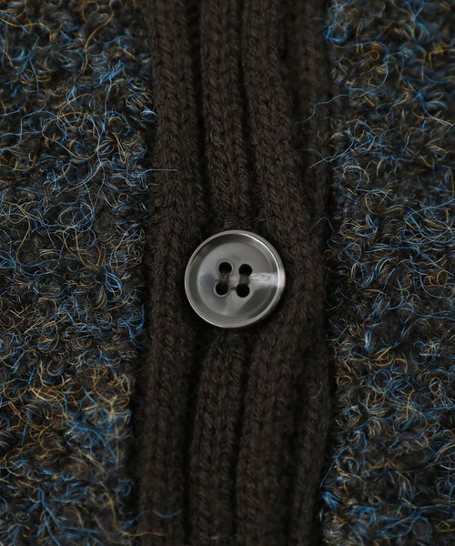 osharewalker（オシャレウォーカー）の「【廃盤】『ミックスカラーブークレニットカーディガン』（カーディガン/ボレロ・レディース・パープル/ダークネイビー/ベージュ・FREE）」の17枚目の写真