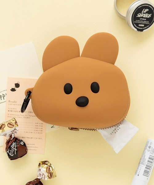 Brunch Brother（ブランチブラザー）の「Romane corp.／Siliconeポーチ/ロマネ/シリコン/韓国雑貨/2991344（その他雑貨・レディース・ベージュ/ブラウン・0）」の3枚目の写真