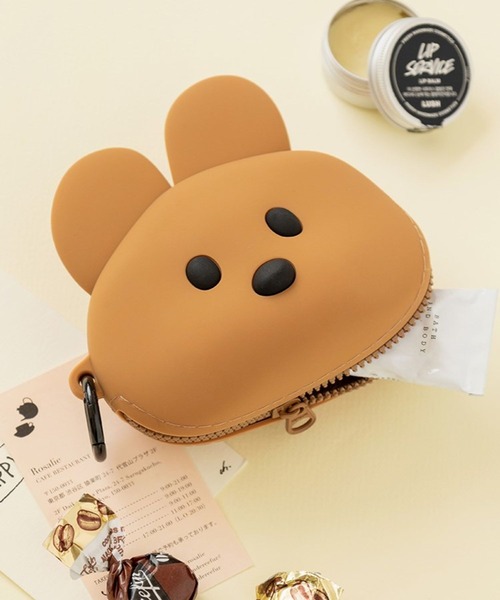 Brunch Brother（ブランチブラザー）の「Romane corp.／Siliconeポーチ/ロマネ/シリコン/韓国雑貨/2991344（その他雑貨・レディース・ベージュ/ブラウン・0）」の4枚目の写真