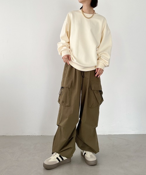 CLEA（クレア）の「ロゴハートバックプリントスウェットプルオーバー（スウェット・レディース・グレー/アイボリー・FREE）」の18枚目の写真