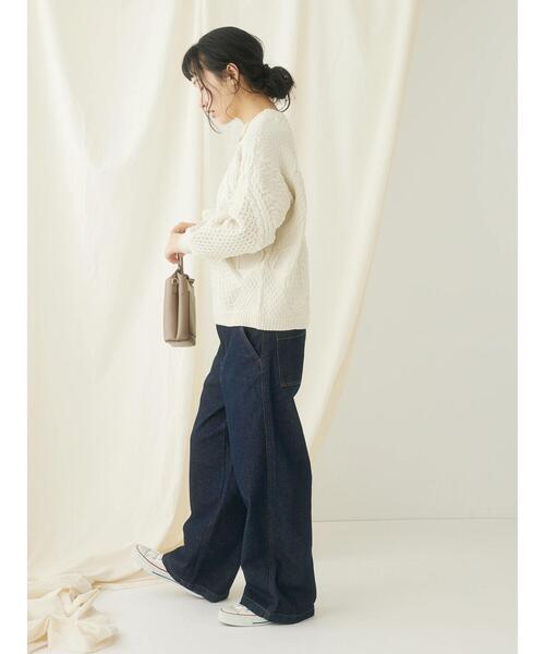 CRAFT STANDARD BOUTIQUE(クラフトスタンダードブティック)の「リサイクルポリエステルパッチワークプルオーバー(Tシャツ/カットソー・レディース・ブラック/アイボリー/ベージュ・FREE)」の19枚目の写真