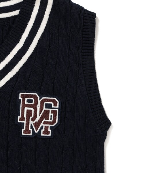 B:MING by BEAMS(ビーミングバイビームス)の「【フォーマル】B:MING by BEAMS / セレモニー チルデンニット ベスト(100~130cm)(ベスト・キッズ・ネイビー/アイボリー・110/120/100/130)」の17枚目の写真