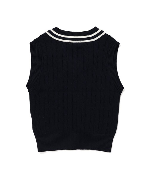 B:MING by BEAMS(ビーミングバイビームス)の「【フォーマル】B:MING by BEAMS / セレモニー チルデンニット ベスト(100~130cm)(ベスト・キッズ・ネイビー/アイボリー・110/120/100/130)」の20枚目の写真