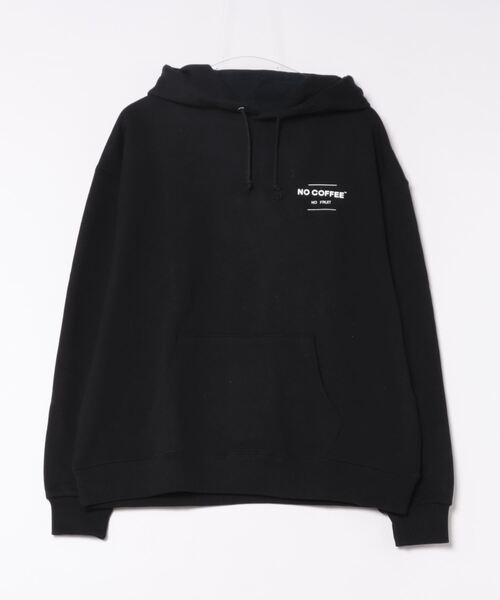 FRUIT OF THE LOOM(フルーツオブザルーム)の「NO COFFEE FTL logo hoodie / コラボ / 長袖 / スウェット / パーカー / フロント / ロゴ / プリント / カジュアル / ユニセックス(パーカー・メンズ・グレー/ブラック/ホワイト・M/L/XL)」の2枚目の写真