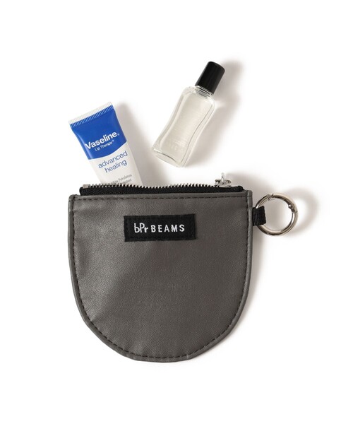 bpr BEAMS（ビーピーアール ビームス ）の「フェイクレザー ポーチ S（ポーチ・メンズ・ピンク/ブラック/ブラウン系その他4/サックスブルー/ミント/グレー/オフホワイト/カーキ・ONE SIZE）」の12枚目の写真