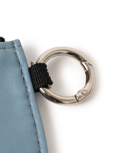 bpr BEAMS（ビーピーアール ビームス ）の「フェイクレザー ポーチ S（ポーチ・メンズ・ピンク/ブラック/ブラウン系その他4/サックスブルー/ミント/グレー/オフホワイト/カーキ・ONE SIZE）」の18枚目の写真