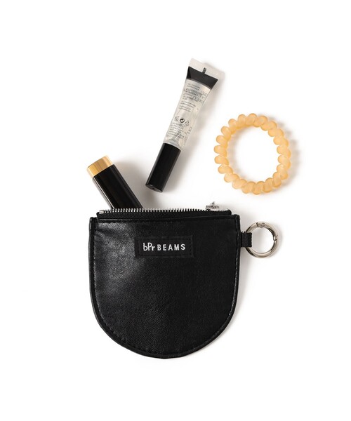 bpr BEAMS（ビーピーアール ビームス ）の「フェイクレザー ポーチ S（ポーチ・メンズ・ピンク/ブラック/ブラウン系その他4/サックスブルー/ミント/グレー/オフホワイト/カーキ・ONE SIZE）」の2枚目の写真