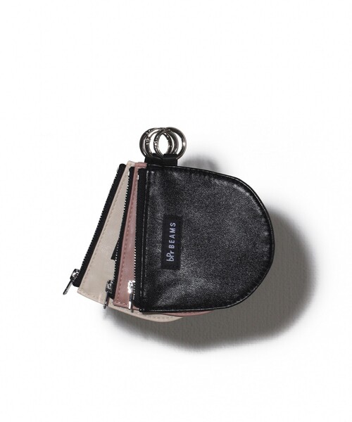 bpr BEAMS（ビーピーアール ビームス ）の「フェイクレザー ポーチ S（ポーチ・メンズ・ピンク/ブラック/ブラウン系その他4/サックスブルー/ミント/グレー/オフホワイト/カーキ・ONE SIZE）」の9枚目の写真