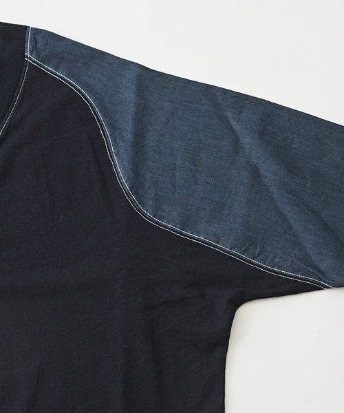 CUBE SUGAR(キューブシュガー)の「WEB限定インディゴスウェット×デニムカーディガン(カーディガン/ボレロ・レディース・ブルー/ネイビー・M)」の17枚目の写真