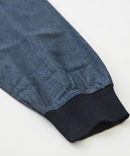 CUBE SUGAR(キューブシュガー)の「WEB限定インディゴスウェット×デニムカーディガン(カーディガン/ボレロ・レディース・ブルー/ネイビー・M)」の11枚目の写真