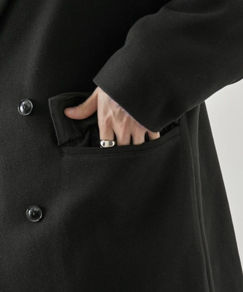  j.n.r.d（ジェー・エヌ・アール・ディー）の「j.n.r.d/ダブルチェスターコート（チェスターコート・メンズ・ベージュ系その他/ブラック/ダークブラウン・S/M/LL/L）」の22枚目の写真