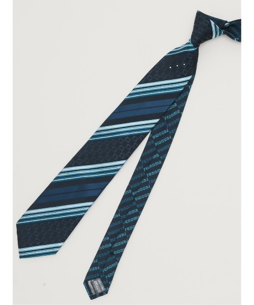 レノマ オム シルク パネル柄 ナロータイ 7.0cm幅（ネクタイ）｜renoma HOMME（レノマオム）