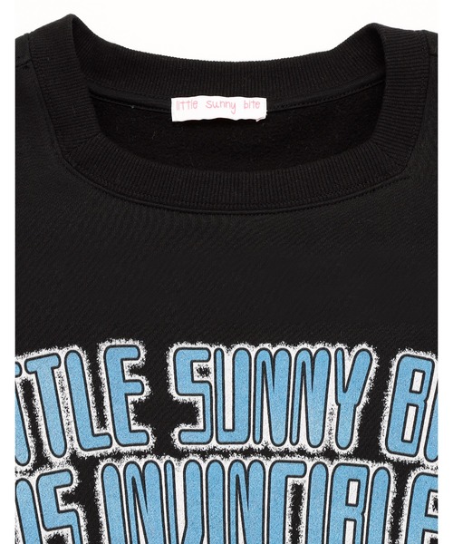 Little sunny bite（リトルサニーバイト）の「rocket big sweat crew（スウェット・レディース・グレー/ヘザーグレー/ブラック・MEDIUM/SMALL）」の8枚目の写真
