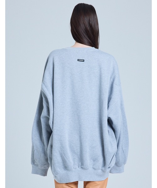 Little sunny bite（リトルサニーバイト）の「rocket big sweat crew（スウェット・レディース・グレー/ヘザーグレー/ブラック・MEDIUM/SMALL）」の16枚目の写真